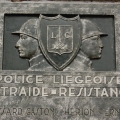 Plaque aux policiers liégeois morts en 1940 - 1945